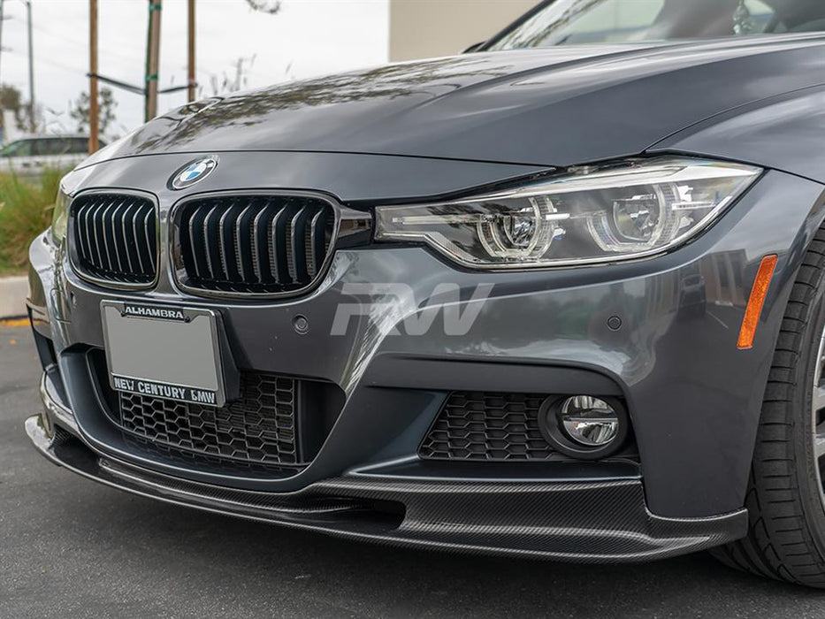 BMW F30 F31 3D Style Carbon Fiber Front Lip