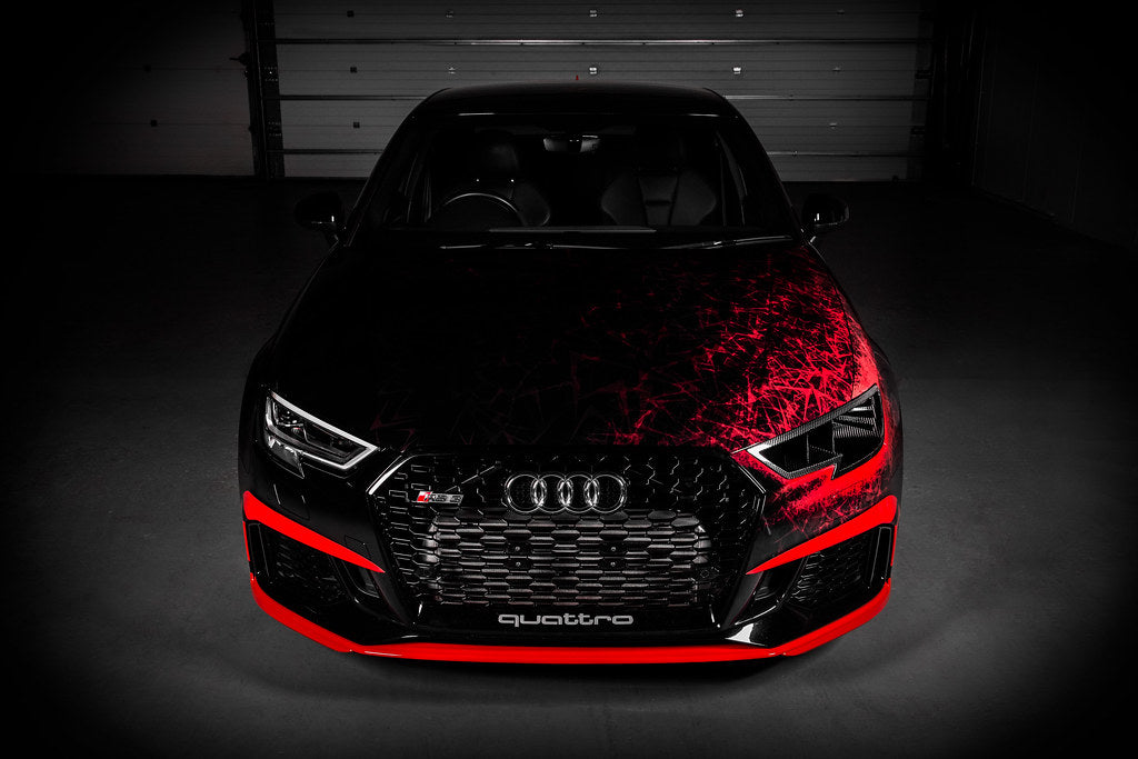 Eventuri Audi 8V Gen 2 RS3 Black Carbon Headlamp Race Duct