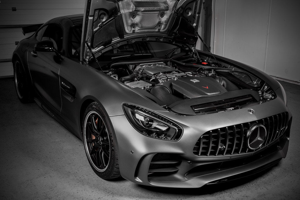 Eventuri Mercedes C190 R190 AMG GT 2DR GT / GTS / GTR Black Carbon Intake + Engine Cover - Matte