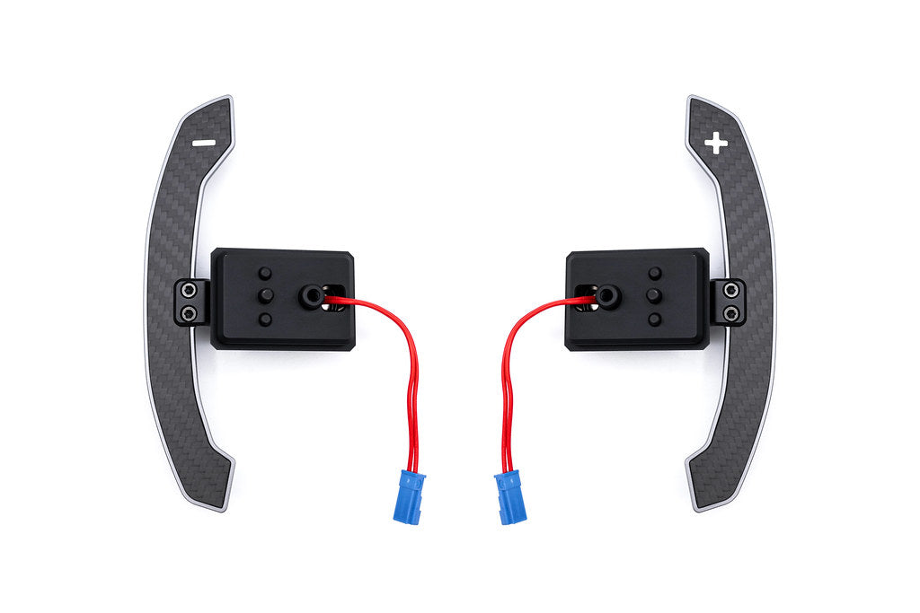 JQ Werks / MadTrace BMW G-Chassis Clubsport Magnetic Shift Paddle Set - Carbon V3