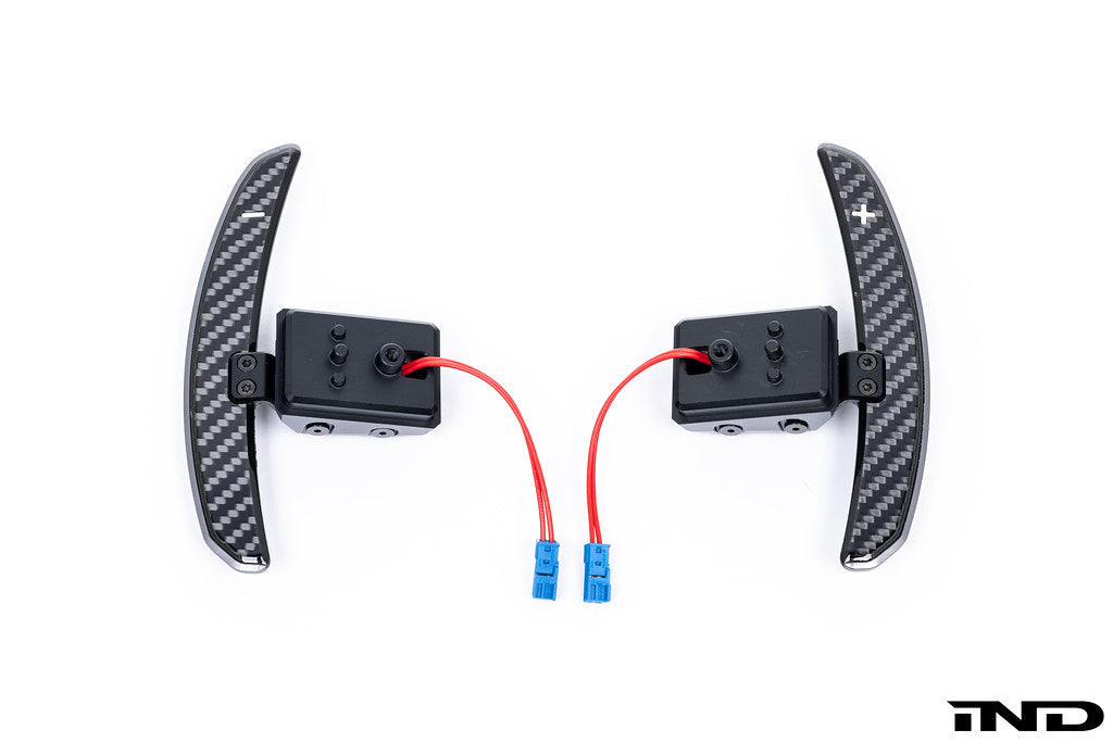 JQ Werks / MadTrace BMW F-Chassis Clubsport Magnetic Shift Paddle Set - Carbon V2