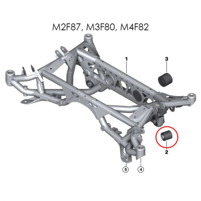 Millway Motorsport - Rear Lower Uniball Bushings - BMW F8X M2C/M3/M4