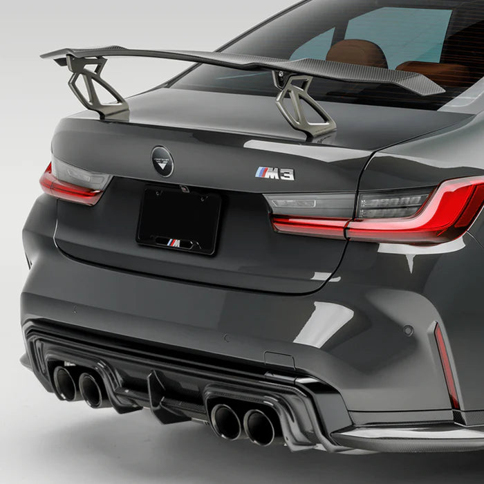 BMW G8X M3 | M4 Carbon Fiber Aero Wing Blade with Aluminum Uprights V-Style