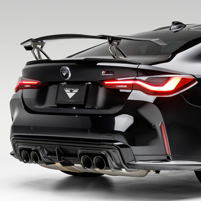 BMW G8X M3 | M4 Carbon Fiber Aero Wing Blade with Aluminum Uprights V-Style