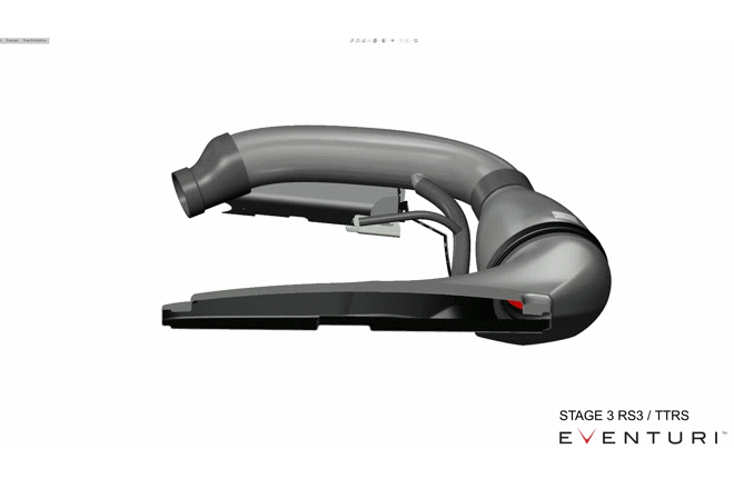 Eventuri Audi 8V Gen 2 RS3 / 8S TTRS Black Carbon Stage 3 Intake System