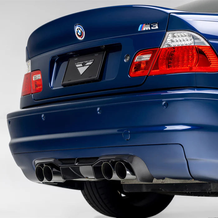 V20 Aero Rear Diffuser Carbon Fiber PP 1x1 Glossy V-Style