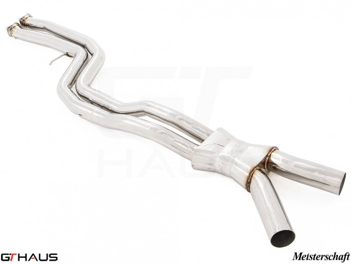 Meisterschaft Full Cat-back LX pipes (Dual 65mm piping) (Stainless Steel or Titanium) for F87 C/CS