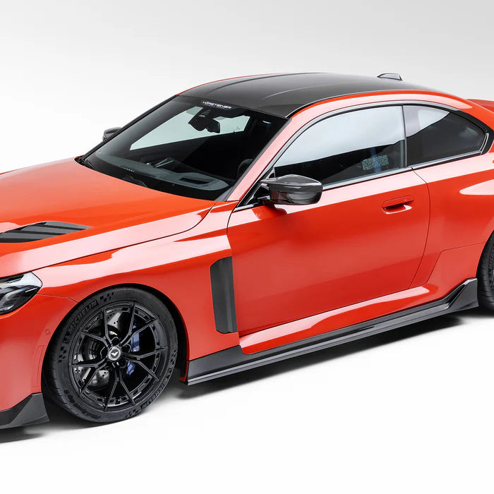 BMW G8X M2 VRS Aero Vented Fenders with Side Skirts Carbon fiber PP 2X2 Glossy