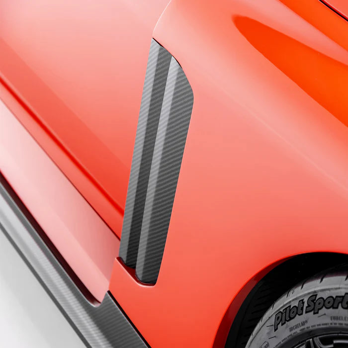 BMW G8X M2 VRS Aero Vented Fenders with Side Skirts Carbon fiber PP 2X2 Glossy