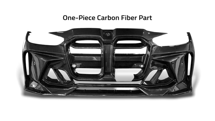 GTS-V BMW G8X M3 | M4 ONE-PIECE CARBON FIBER AERO FRONT BUMPER