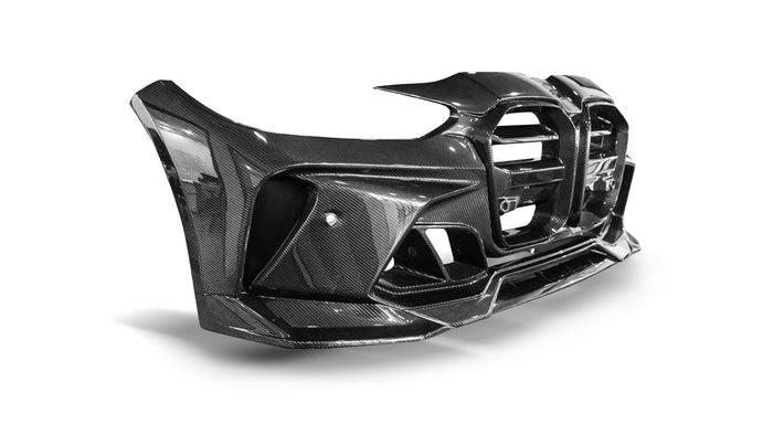 GTS-V BMW G8X M3 | M4 ONE-PIECE CARBON FIBER AERO FRONT BUMPER