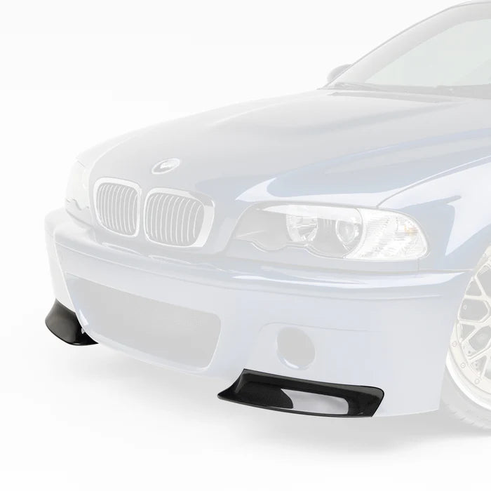 V-CSL 2-Piece Aero Front Bumper Splitters (Replacement of CSL bumper BMV4610 splitters) V-Style