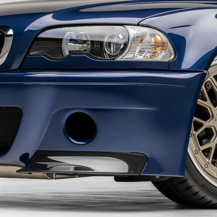 V-CSL 2-Piece Aero Front Bumper Splitters (Replacement of CSL bumper BMV4610 splitters) V-Style