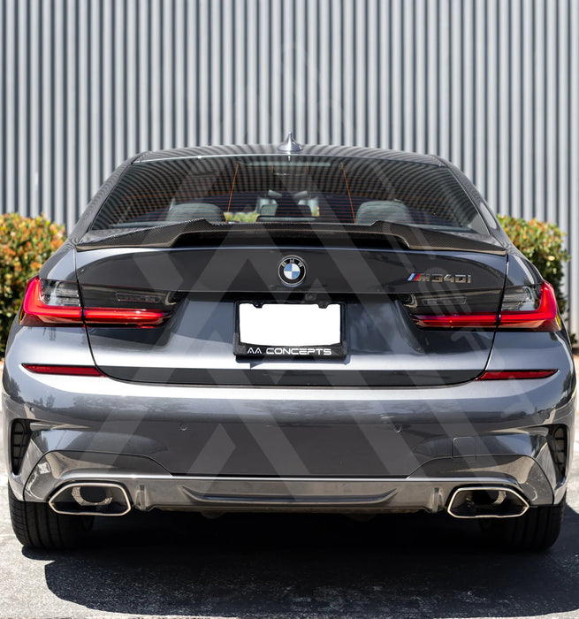 G20/G80 M3 "M4" Style Carbon Fiber Trunk Lip