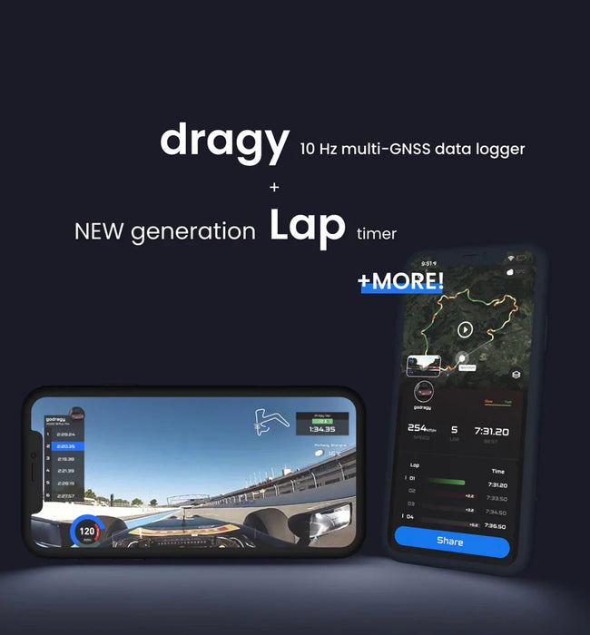 Dragy GPS Based Performance Meter & Lap Timer