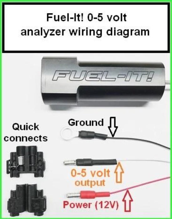 Fuel-It! Universal Bluetooth DIY FLEX FUEL Kit for 5/16" Fuel Lines