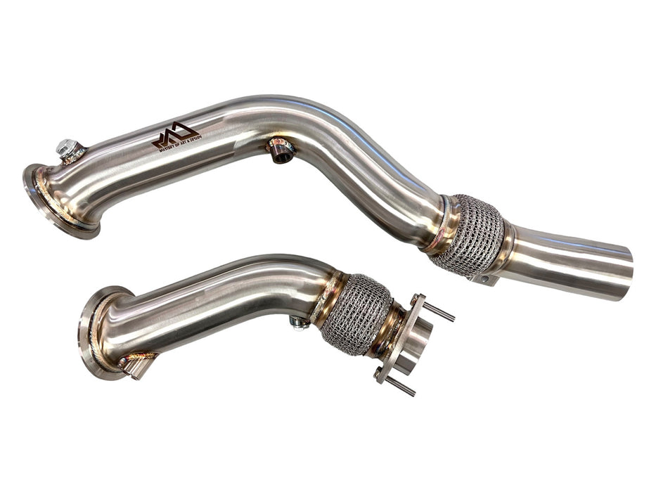 MAD BMW S55 Downpipes M2C/M3/M4 W/ Flex Section