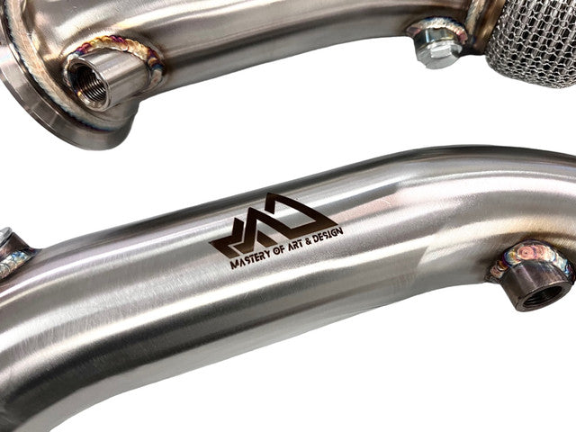 MAD BMW S55 Downpipes M2C/M3/M4 W/ Flex Section