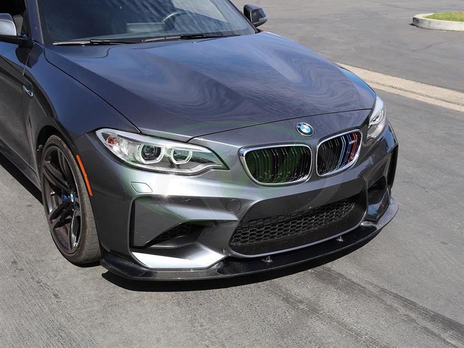 BMW F87 M2 3D Style CF Front Lip Spoiler