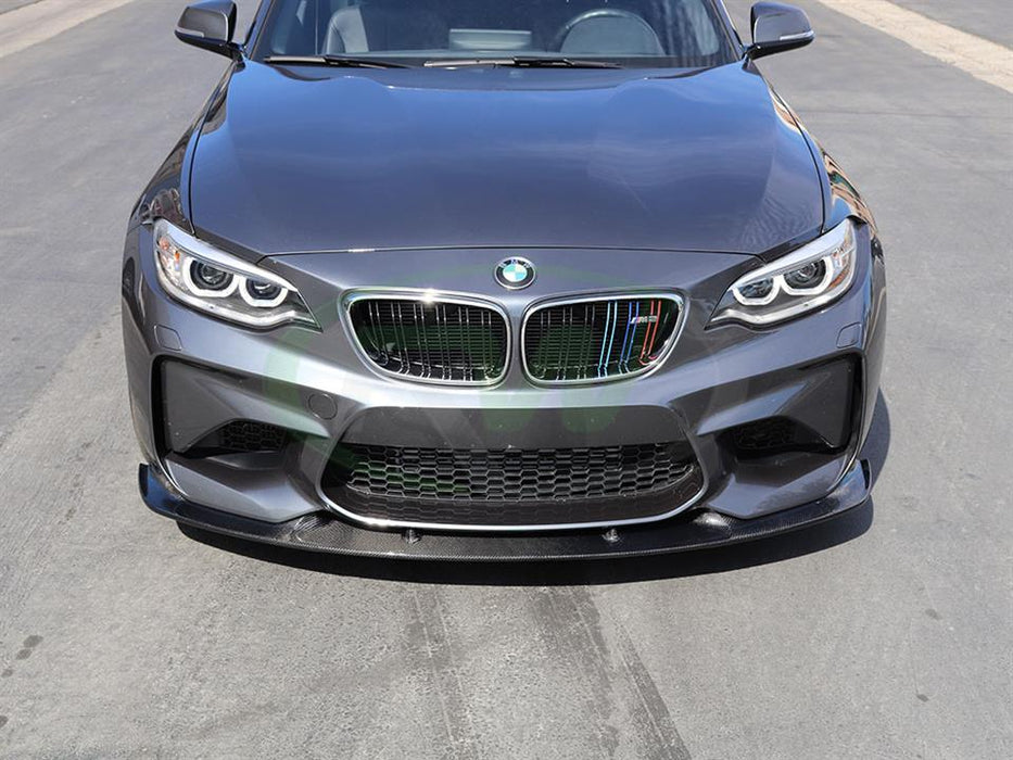 BMW F87 M2 3D Style CF Front Lip Spoiler