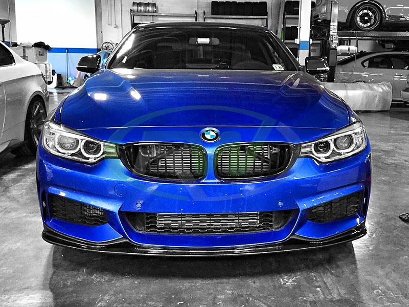 BMW F32 F33 F36 3D Style Carbon Fiber Front Lip