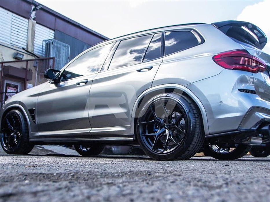 BMW X3M/X4M 3D Style CF Side Skirt Extensions