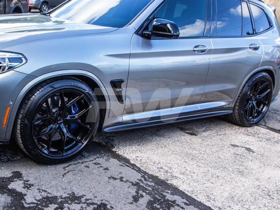 BMW X3M/X4M 3D Style CF Side Skirt Extensions