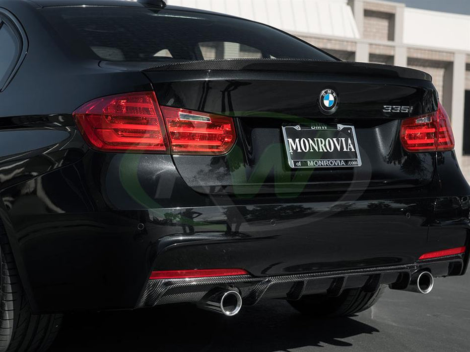 BMW F30 Performance Style Carbon Fiber Trunk Spoiler