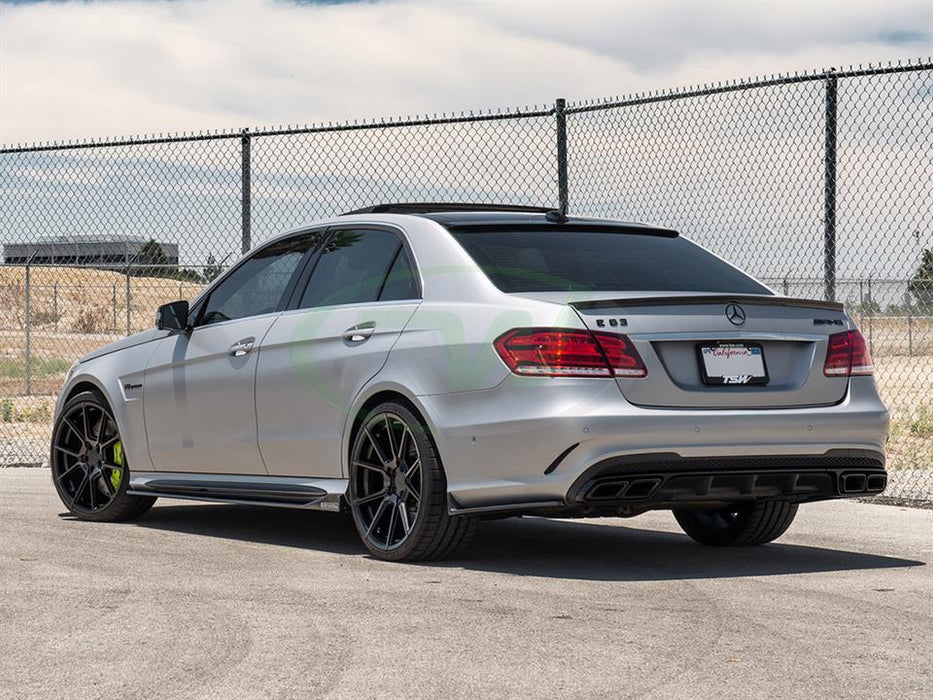 Mercedes W212 E63 14+ CF Rear Bumper Splitters