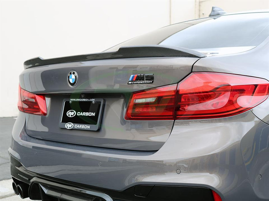 BMW G30 F90 CS Style Carbon Fiber Trunk Spoiler