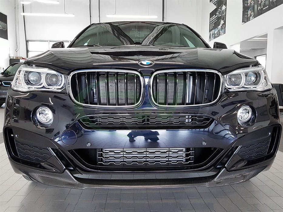 BMW F16 X6 M Sport Carbon Fiber Front Lip Spoiler