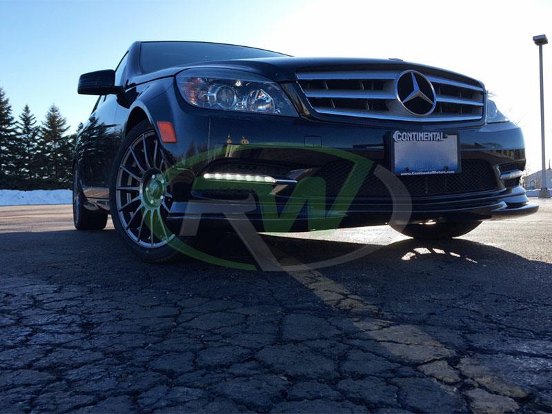 Mercedes W204 C Class Carbon Fiber Front Lip