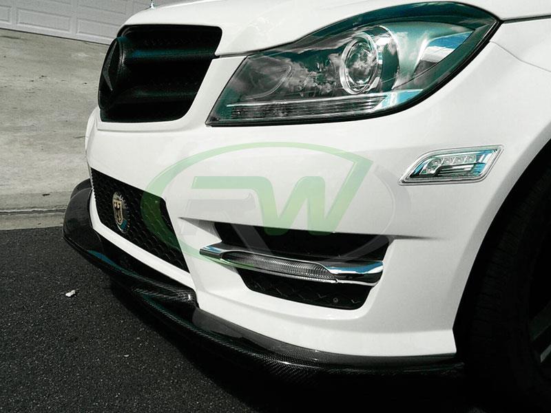 Mercedes W204 C Class Carbon Fiber Front Lip