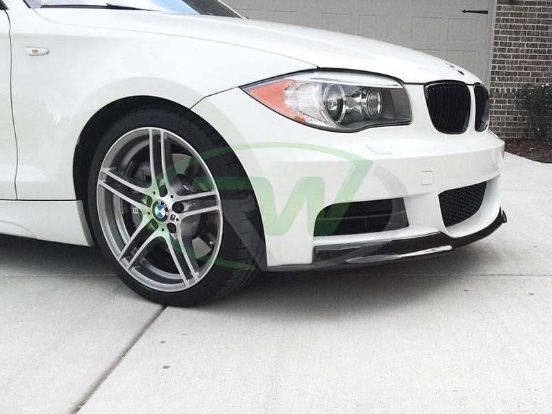 BMW E82 E88 Carbon Fiber Front Lip Spoiler