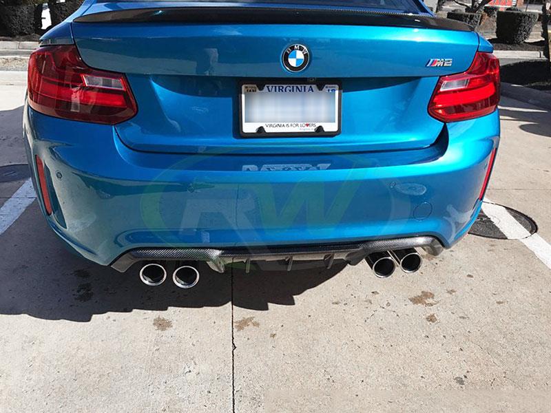 BMW F87 M2 Performance Style CF Diffuser