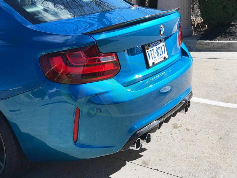 BMW F87 M2 Performance Style CF Diffuser