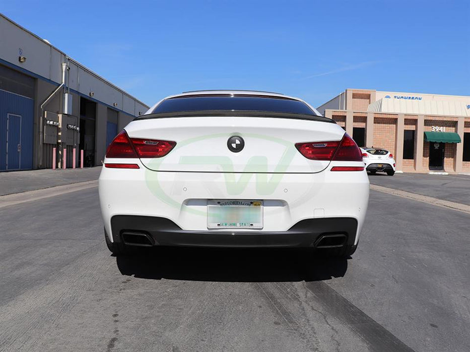 BMW F06 F13 Perf Style Carbon Fiber Trunk Spoiler