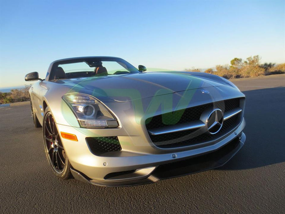 Mercedes SLS Renn Style Carbon Fiber Front Lip