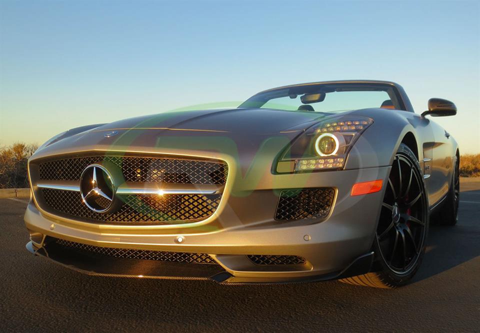 Mercedes SLS Renn Style Carbon Fiber Front Lip