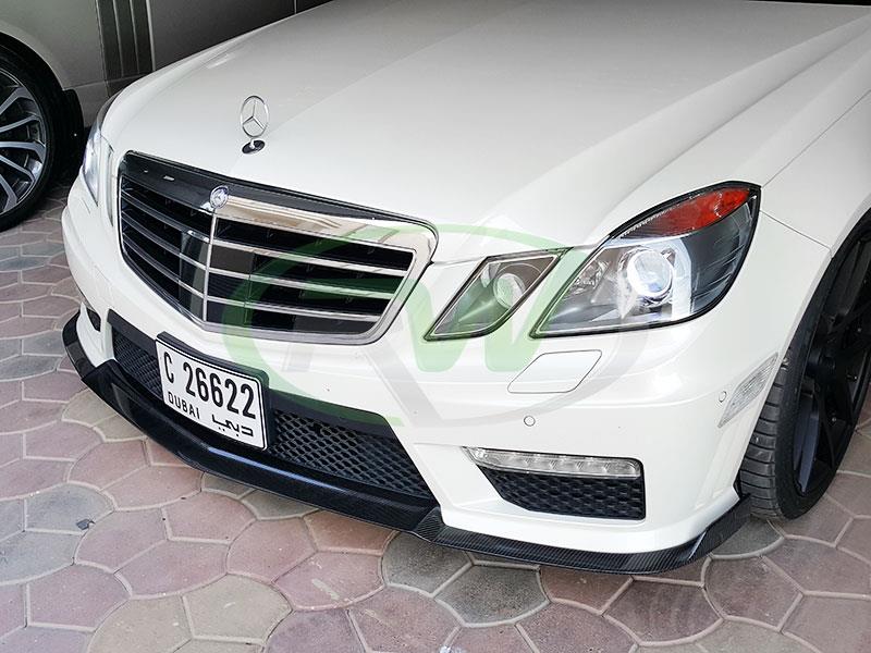 Mercedes W212 E63 Renn Style CF Front Lip 10-13