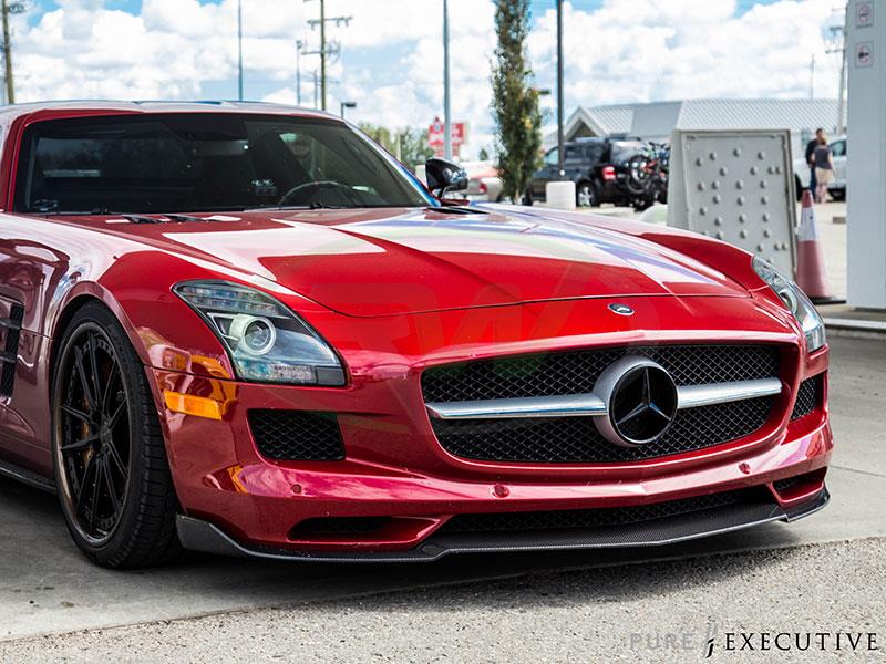 Mercedes SLS Renn Style Carbon Fiber Front Lip