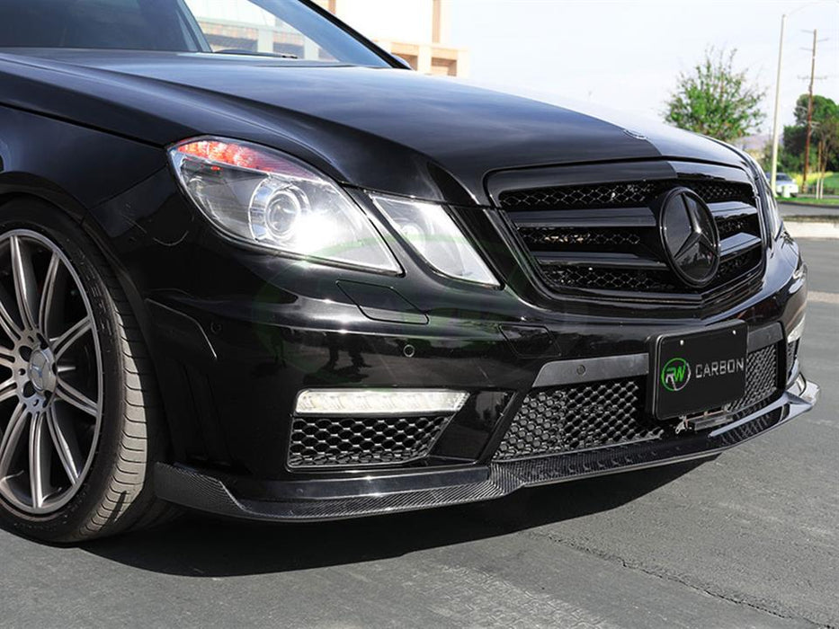 Mercedes W212 E63 Renn Style CF Front Lip 10-13