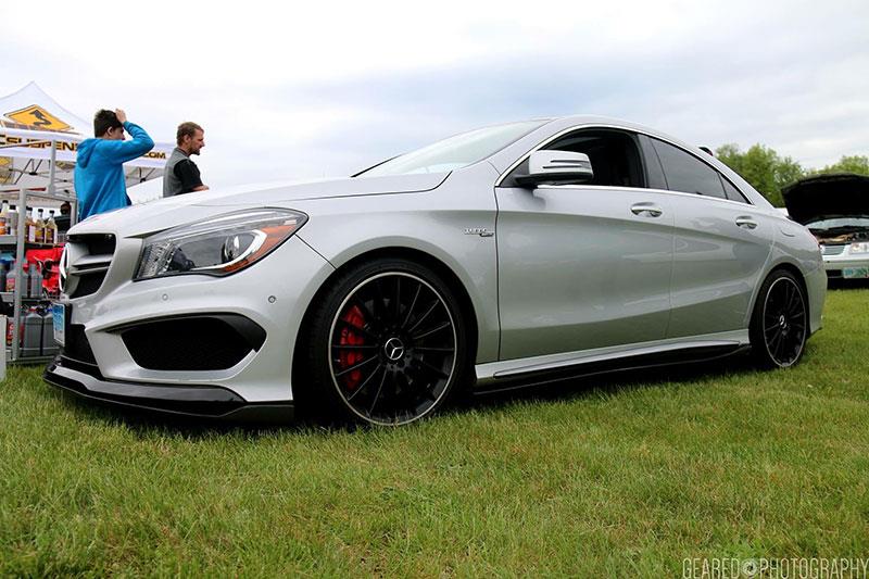 Mercedes C117 CLA Revo Style CF Lip Spoiler