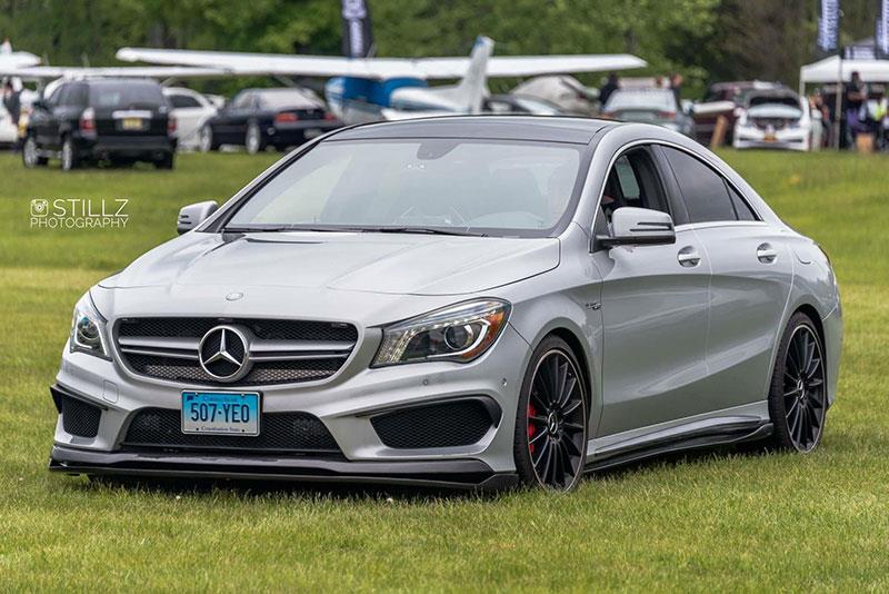 Mercedes C117 CLA Revo Style CF Lip Spoiler