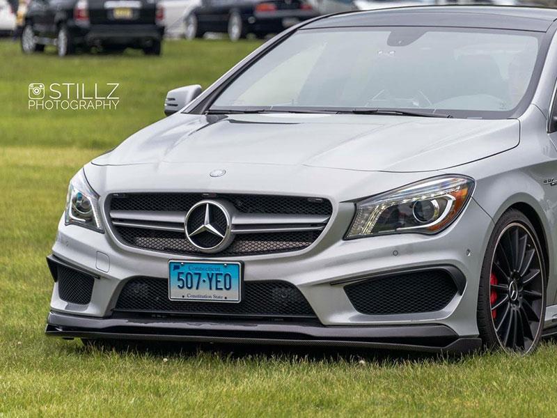 Mercedes C117 CLA Revo Style CF Lip Spoiler