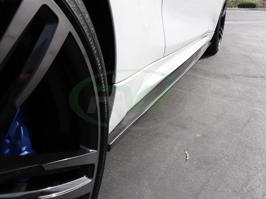 BMW F87 M2 Carbon Fiber Side Skirt Extensions