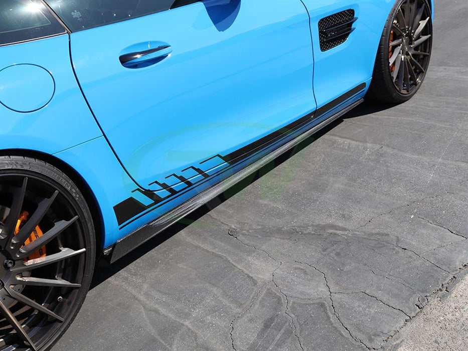 Mercedes C190 GT/GTS CF Side Skirt Extensions