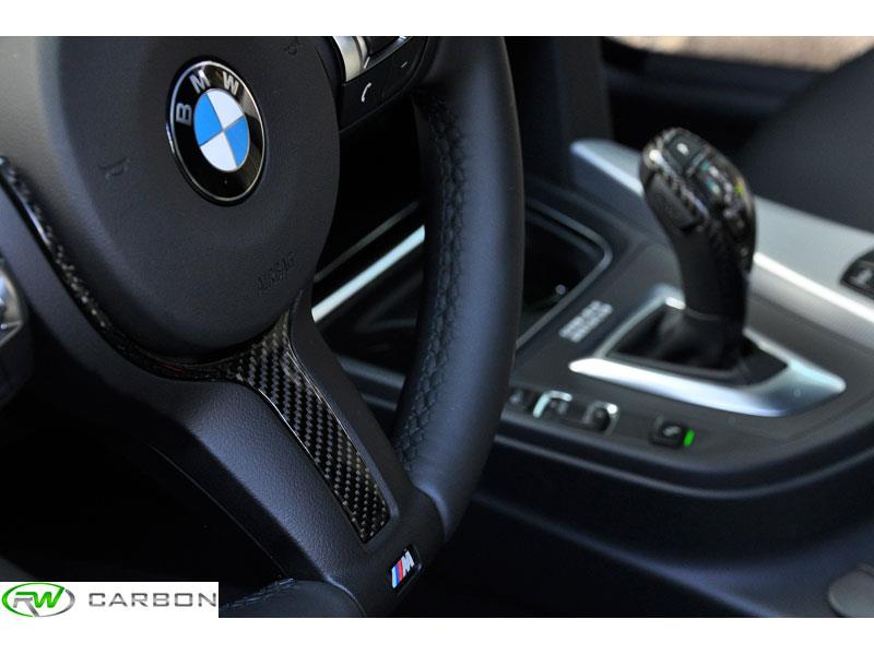 BMW Carbon Fiber Steering Wheel Trim M-Sport