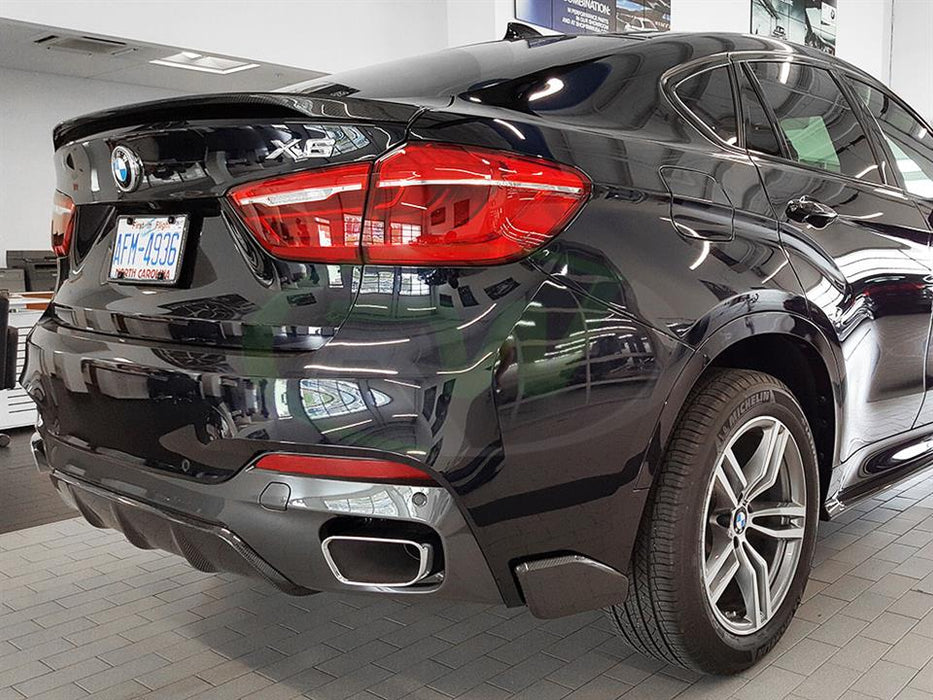 BMW F16 X6 F86 X6M Carbon Fiber Trunk Spoiler