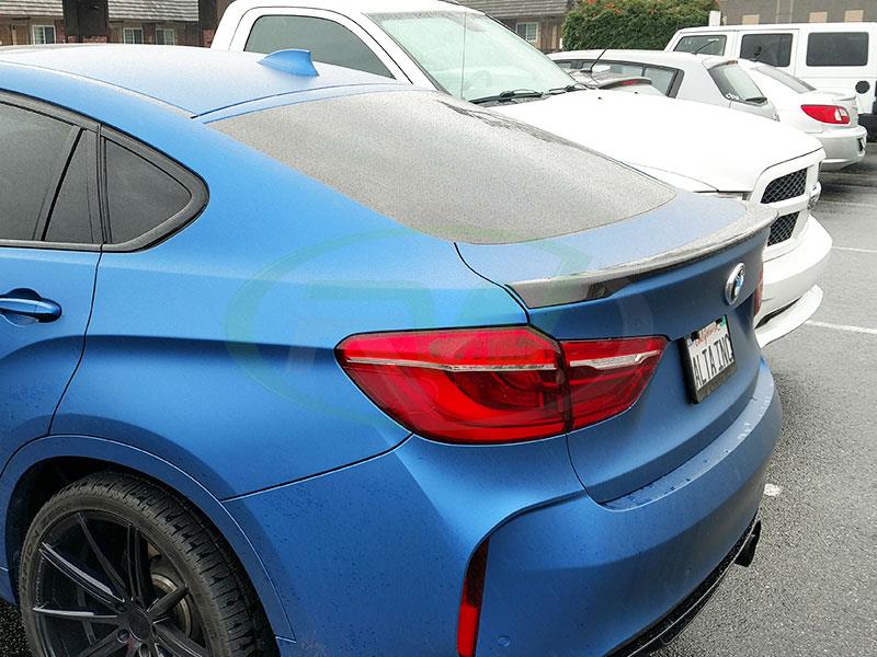 BMW F16 X6 F86 X6M Carbon Fiber Trunk Spoiler